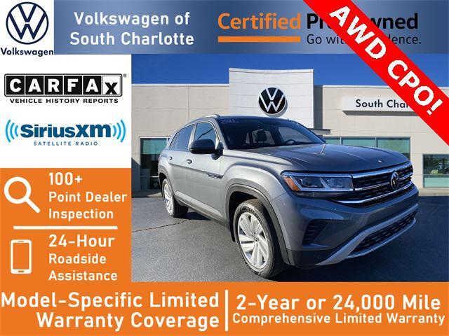 used 2021 Volkswagen Atlas Cross Sport car, priced at $25,979