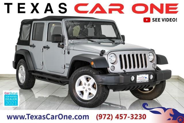 used 2018 Jeep Wrangler JK Unlimited car, priced at $18,996