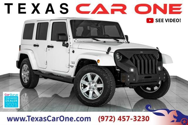 used 2016 Jeep Wrangler Unlimited car, priced at $19,996