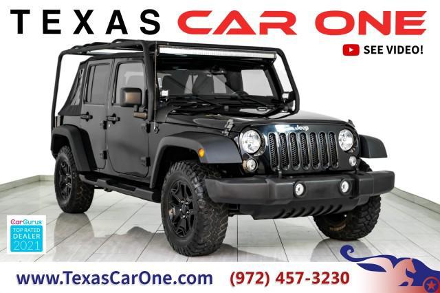 used 2018 Jeep Wrangler JK Unlimited car, priced at $21,996