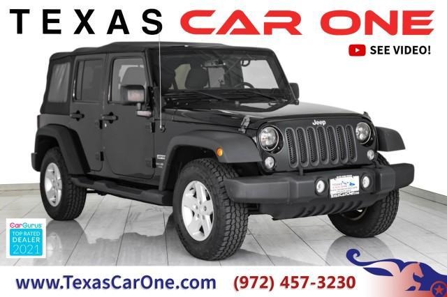 used 2017 Jeep Wrangler Unlimited car, priced at $20,996