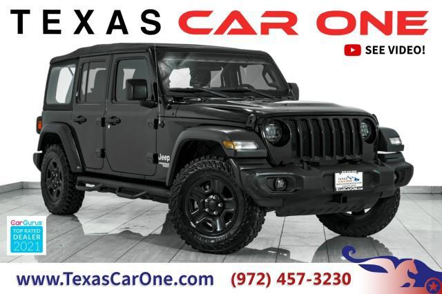 used 2018 Jeep Wrangler Unlimited car, priced at $23,996