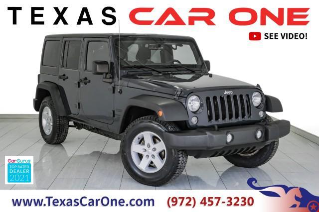 used 2016 Jeep Wrangler Unlimited car, priced at $18,996