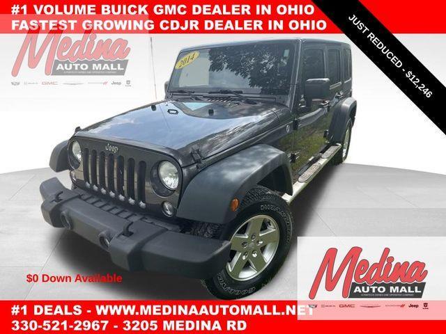 used 2014 Jeep Wrangler Unlimited car, priced at $12,246