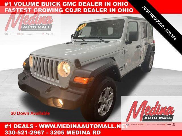 used 2020 Jeep Wrangler Unlimited car, priced at $29,564