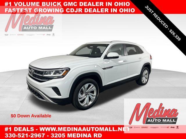 used 2021 Volkswagen Atlas Cross Sport car, priced at $26,339