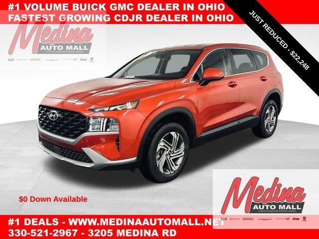 used 2021 Hyundai Santa Fe car, priced at $22,248