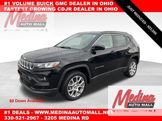 used 2022 Jeep Compass car, priced at $22,555