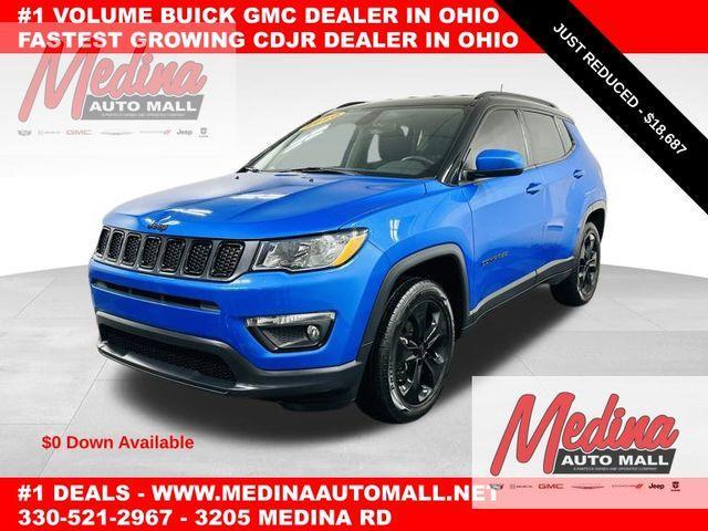 used 2020 Jeep Compass car, priced at $18,687