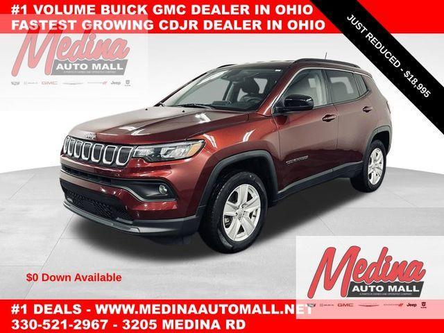 used 2022 Jeep Compass car, priced at $18,995