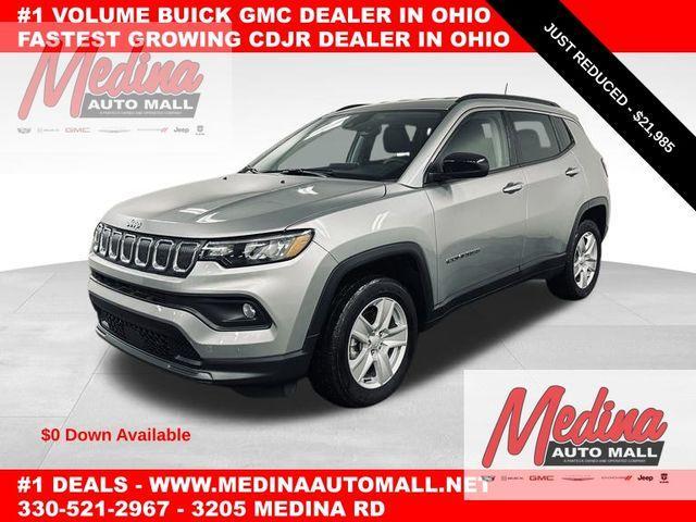 used 2022 Jeep Compass car, priced at $21,985