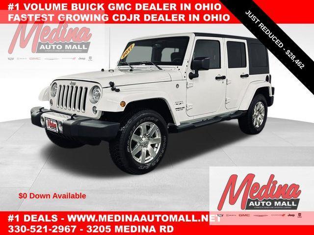 used 2017 Jeep Wrangler Unlimited car, priced at $28,462