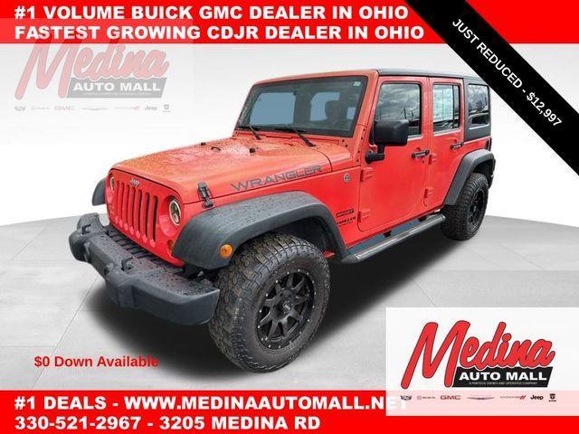 used 2013 Jeep Wrangler Unlimited car, priced at $12,997