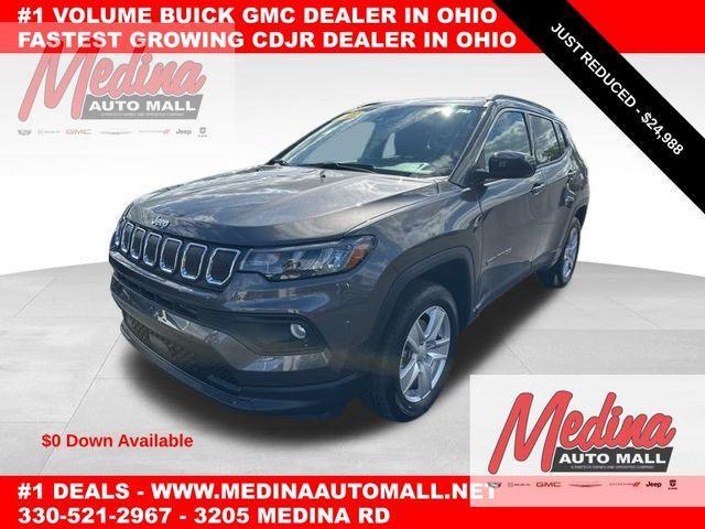 used 2022 Jeep Compass car, priced at $24,988