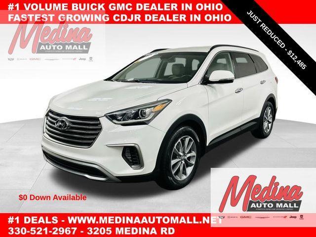 used 2017 Hyundai Santa Fe car, priced at $12,485