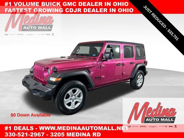 used 2022 Jeep Wrangler Unlimited car, priced at $33,701
