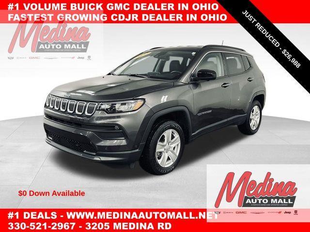 used 2022 Jeep Compass car, priced at $26,988