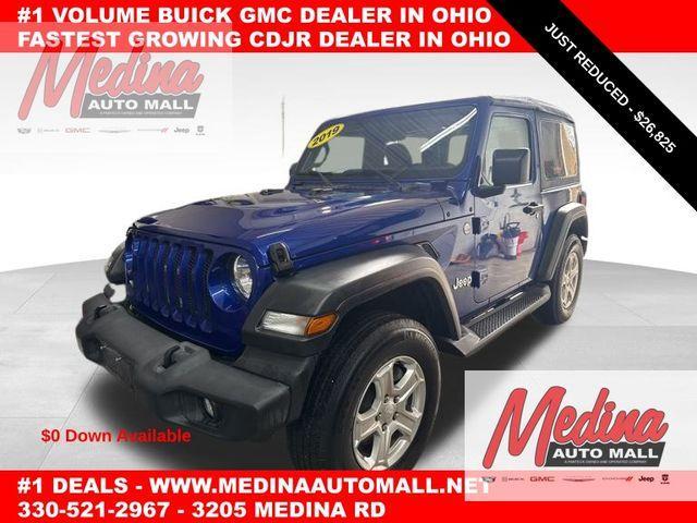 used 2019 Jeep Wrangler car, priced at $26,825