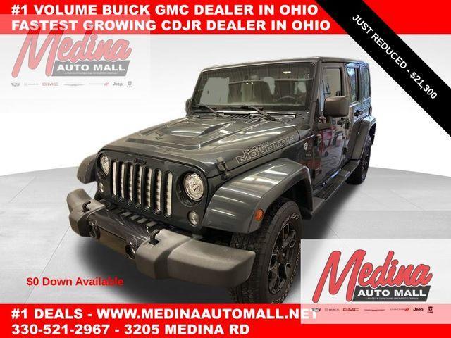 used 2017 Jeep Wrangler Unlimited car, priced at $21,300