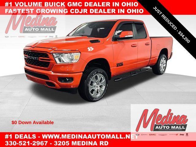 used 2022 Ram 1500 car, priced at $34,200