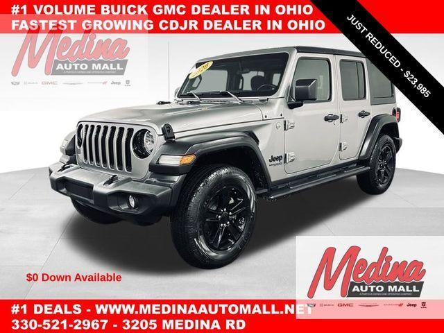 used 2020 Jeep Wrangler Unlimited car, priced at $23,985