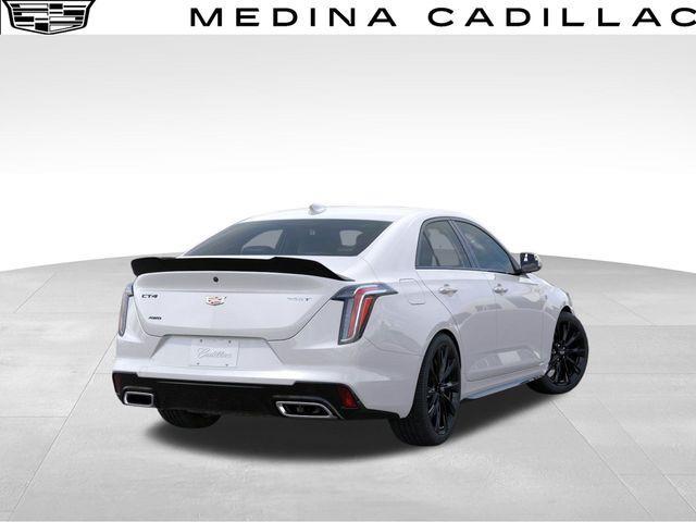 new 2025 Cadillac CT4 car, priced at $52,460