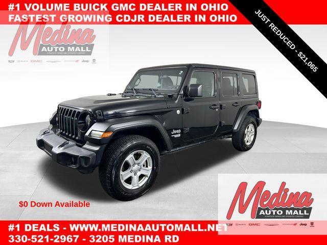 used 2019 Jeep Wrangler Unlimited car, priced at $21,065