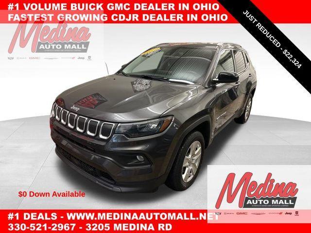 used 2022 Jeep Compass car, priced at $22,324