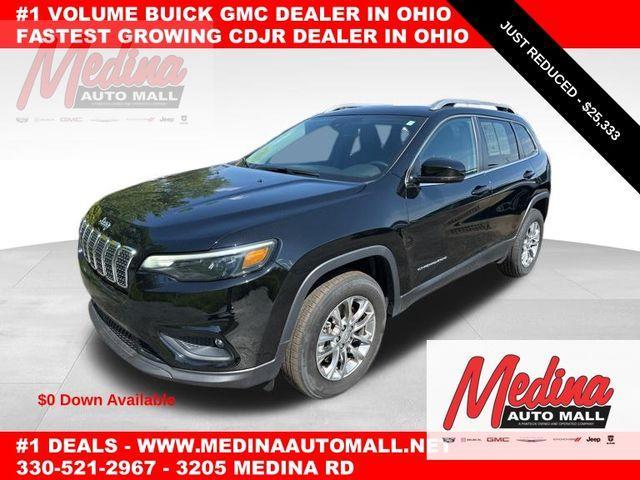 used 2021 Jeep Cherokee car, priced at $25,333