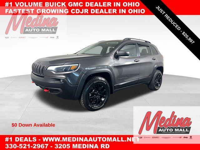 used 2021 Jeep Cherokee car, priced at $20,997