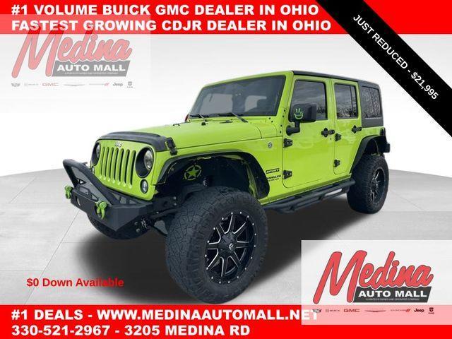 used 2017 Jeep Wrangler Unlimited car, priced at $21,995