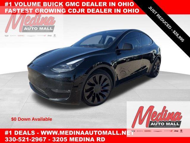 used 2021 Tesla Model Y car, priced at $28,995