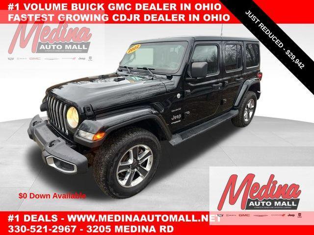 used 2022 Jeep Wrangler Unlimited car, priced at $29,942