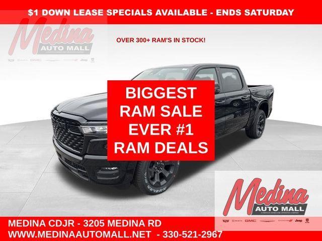 new 2025 Ram 1500 car, priced at $52,805