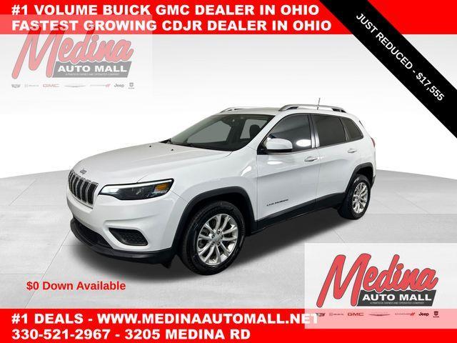 used 2021 Jeep Cherokee car, priced at $17,555