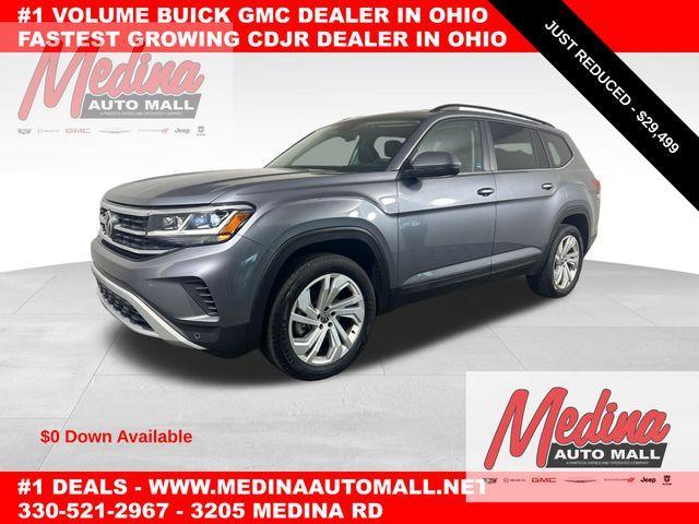 used 2022 Volkswagen Atlas car, priced at $29,499
