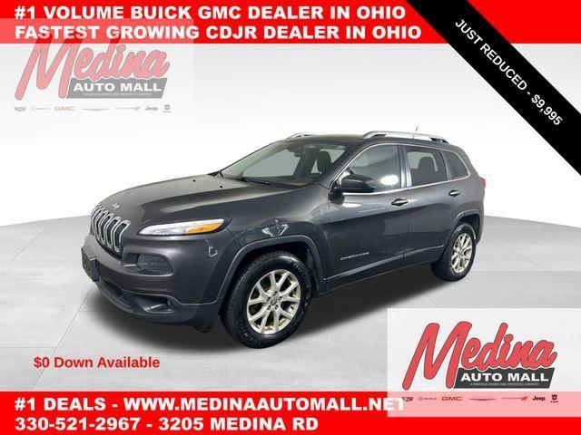 used 2015 Jeep Cherokee car, priced at $9,995