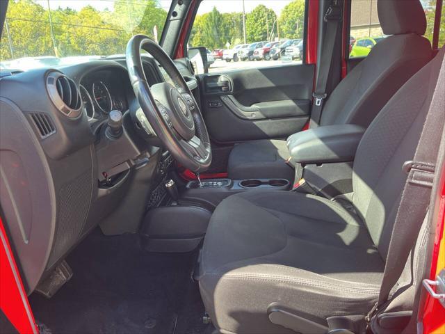 used 2015 Jeep Wrangler Unlimited car, priced at $15,995