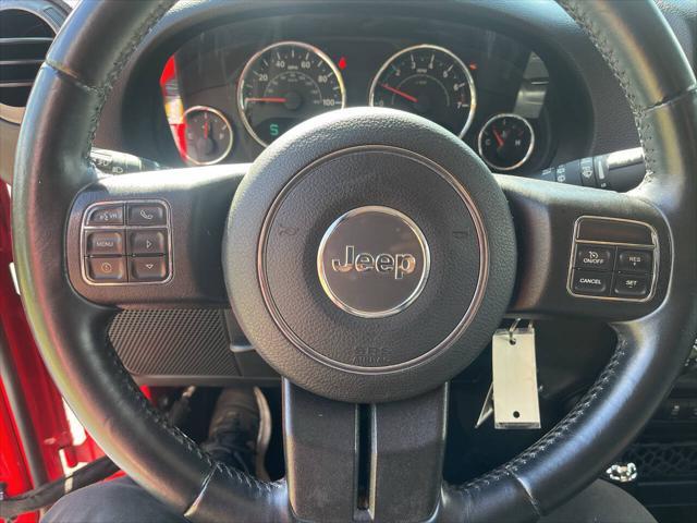 used 2015 Jeep Wrangler Unlimited car, priced at $15,995