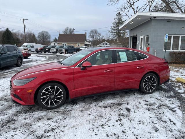 used 2021 Hyundai Sonata car, priced at $18,795