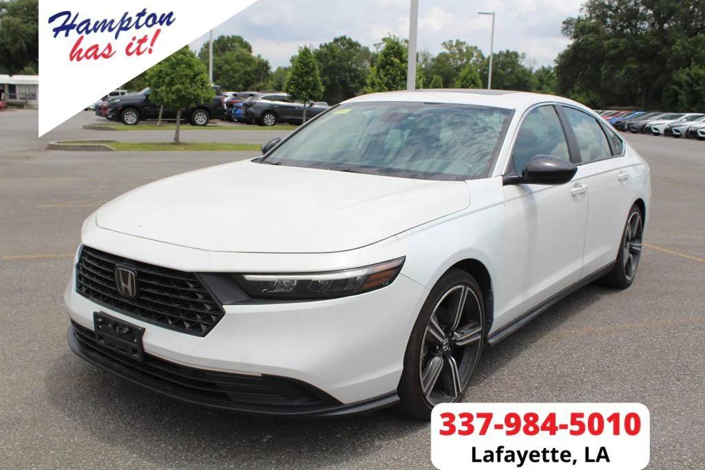 used 2023 Honda Accord Hybrid car, priced at $25,395