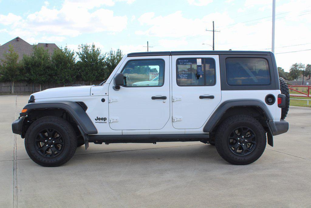 used 2020 Jeep Wrangler Unlimited car, priced at $22,150