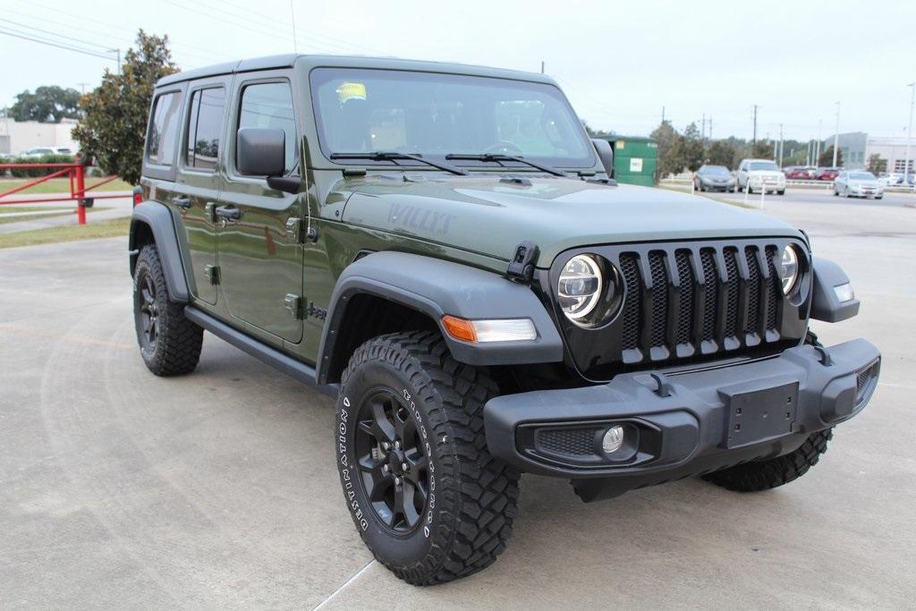 used 2021 Jeep Wrangler Unlimited car, priced at $32,995