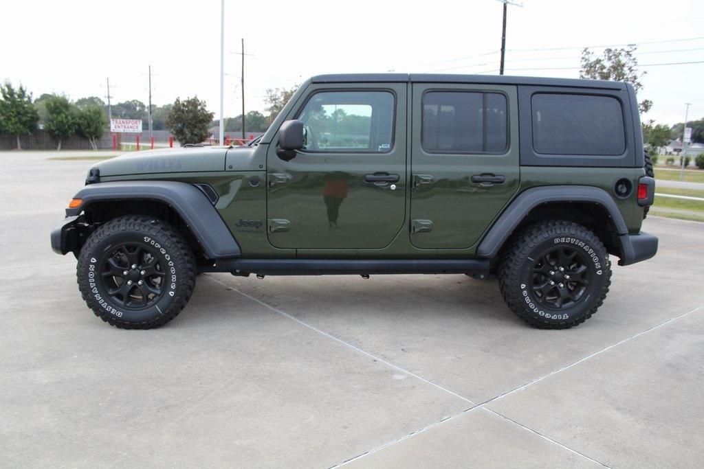 used 2021 Jeep Wrangler Unlimited car, priced at $32,995