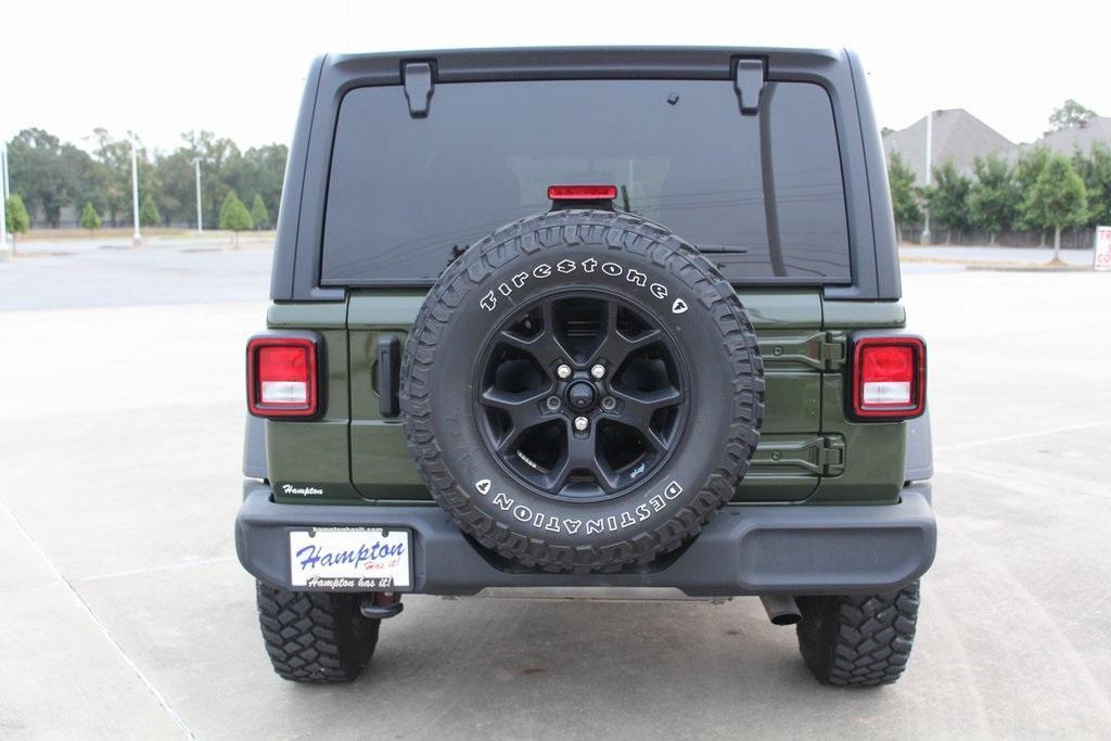 used 2021 Jeep Wrangler Unlimited car, priced at $32,995