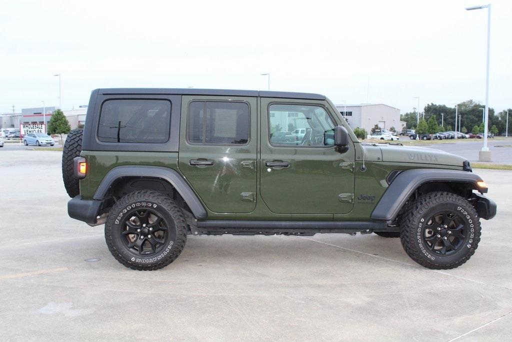 used 2021 Jeep Wrangler Unlimited car, priced at $32,995