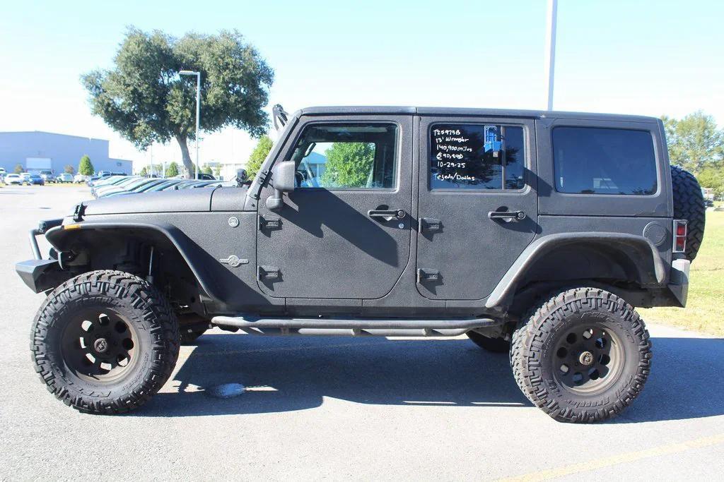 used 2013 Jeep Wrangler Unlimited car, priced at $12,000