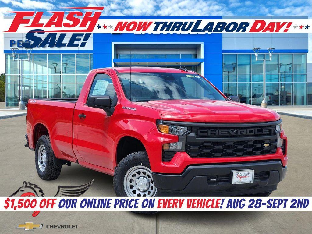 new 2025 Chevrolet Silverado 1500 car, priced at $46,810