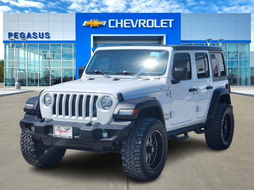 used 2020 Jeep Wrangler Unlimited car, priced at $23,894