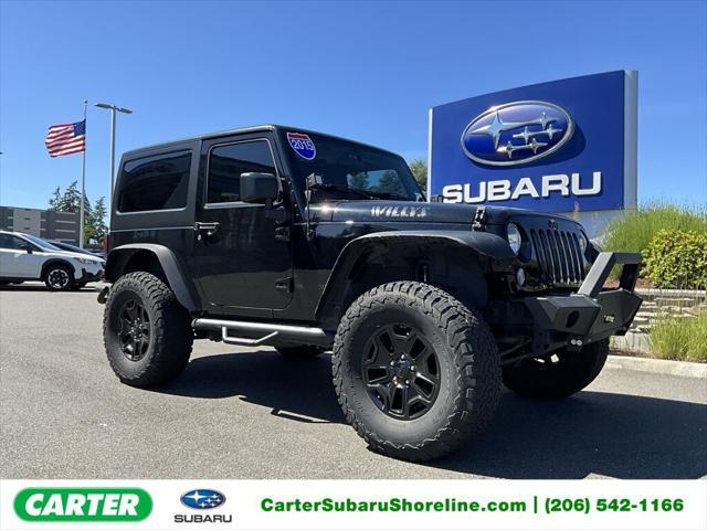 used 2015 Jeep Wrangler car, priced at $23,880